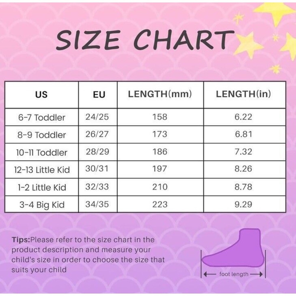 New WateLves Girls Flip Flops Pink Size 2-3 Toddler Unicorn New - Picture 8 of 13